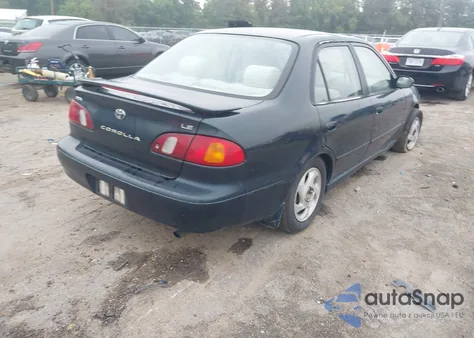 1999 Toyota Corolla Le из США, поврежденный, VIN 2T1BR12E4XC124432